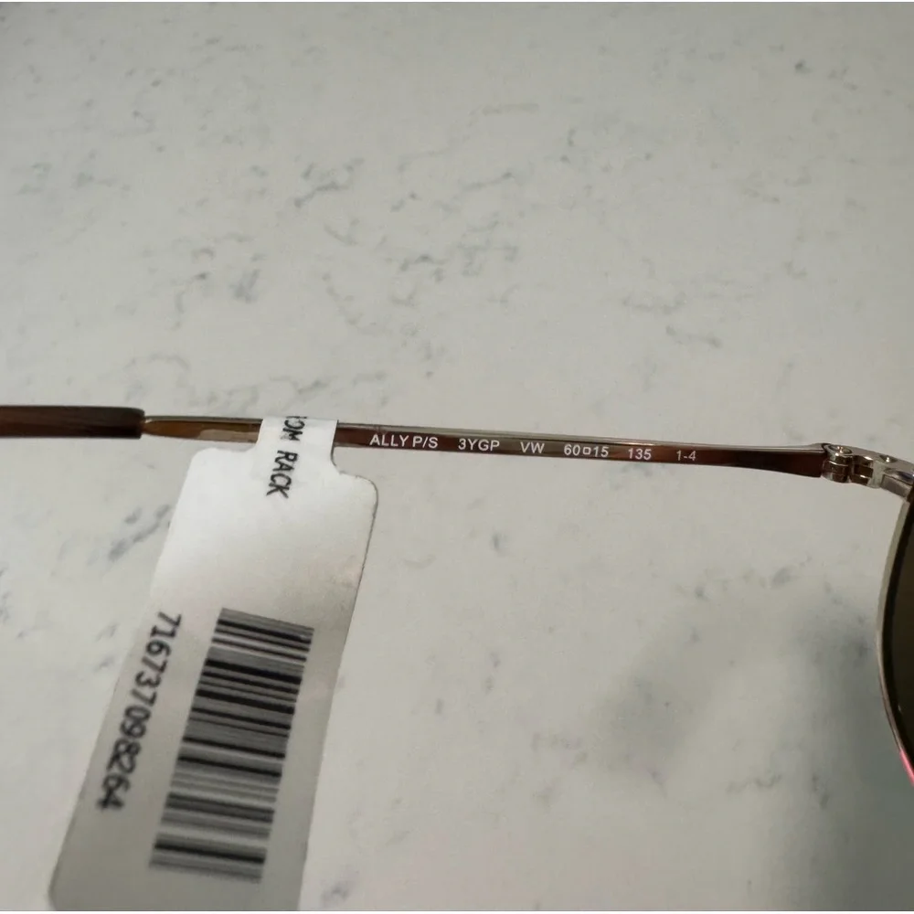 Kate Spade Brown Aviator Sunglasses with Double-Bridge Design